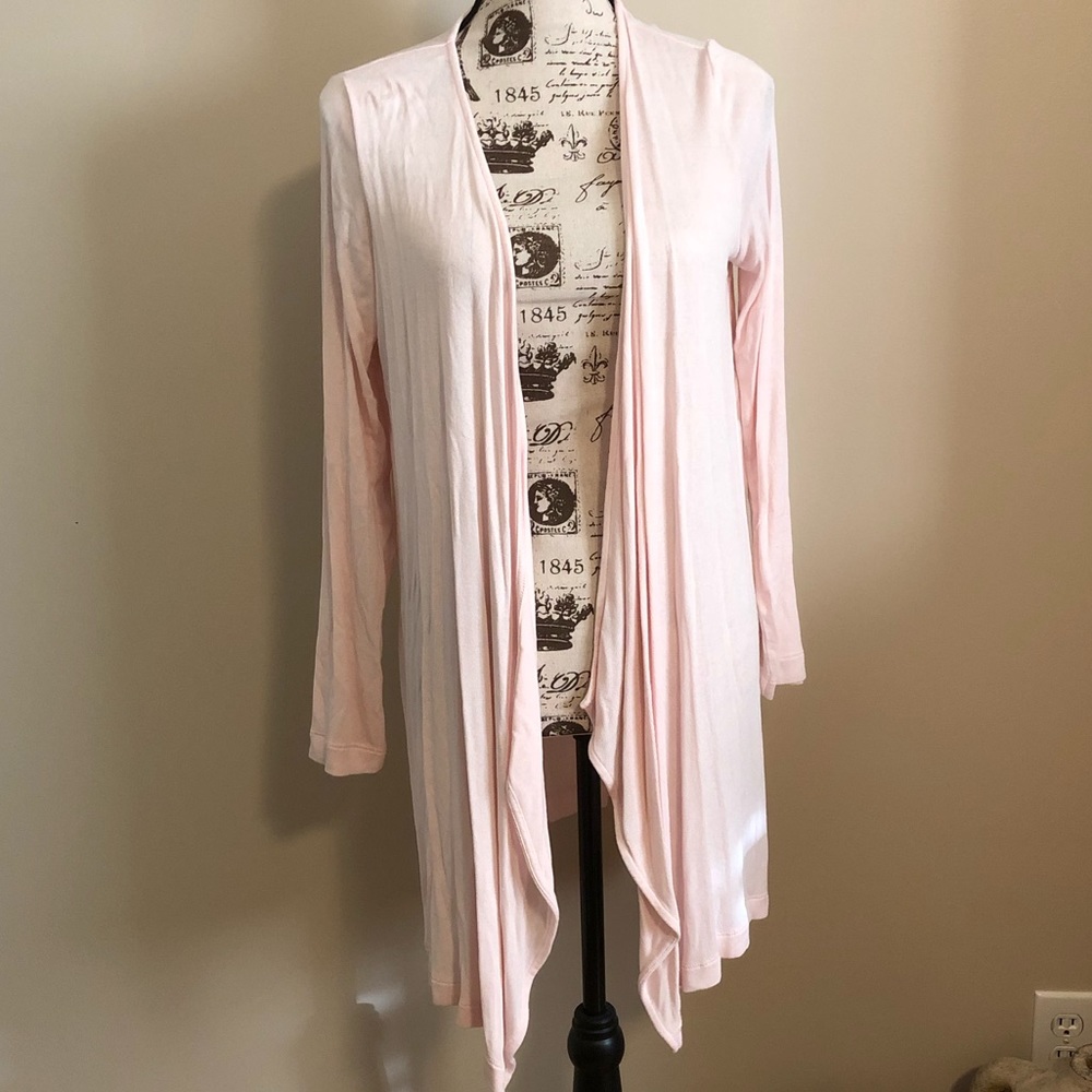 J Jill soft pink tunic sweater, small